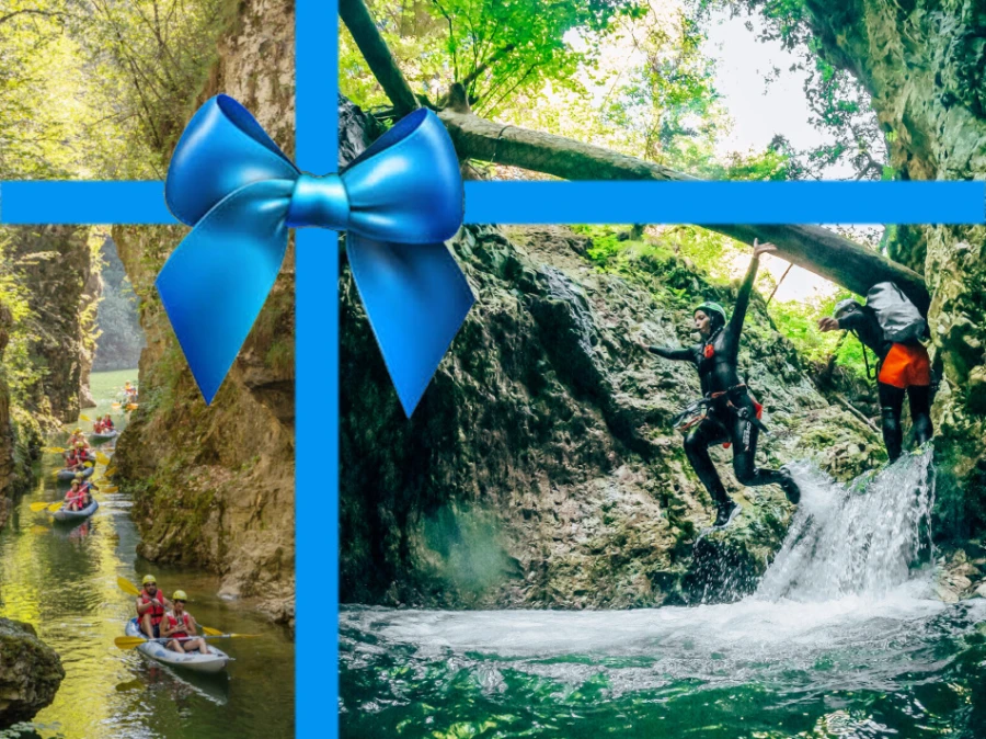 Kayak- & Canyoning-Erlebnis (unter 18 Jahre)